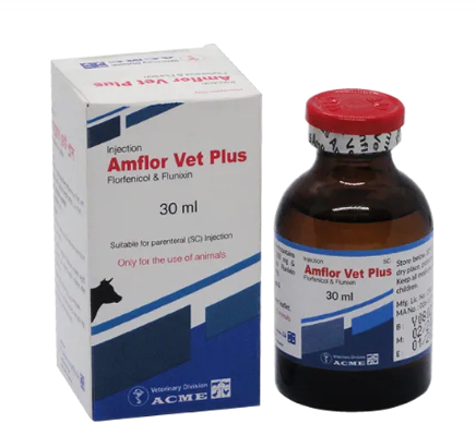 Amflor Vet Plus Injection 30 ml