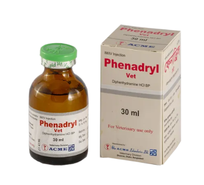 Phenadryl vet 30ml Injection