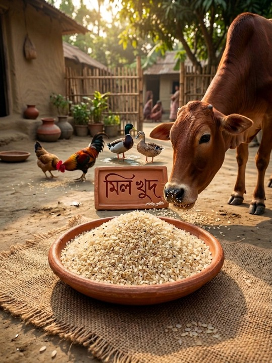 Ammajan Mill khud ( আম্মাজান মিল খুদ ৩ ) ৫০ কেজি বস্তা