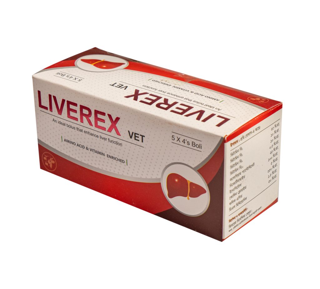 Liverex vet Bolus 1x4's