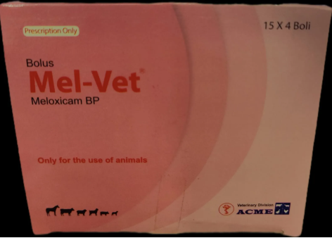 Mel Vet Bolus 100 mg (15 × 4's)
