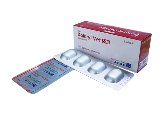 Doloryl Vet Bolus 500mg (5 × 4's)