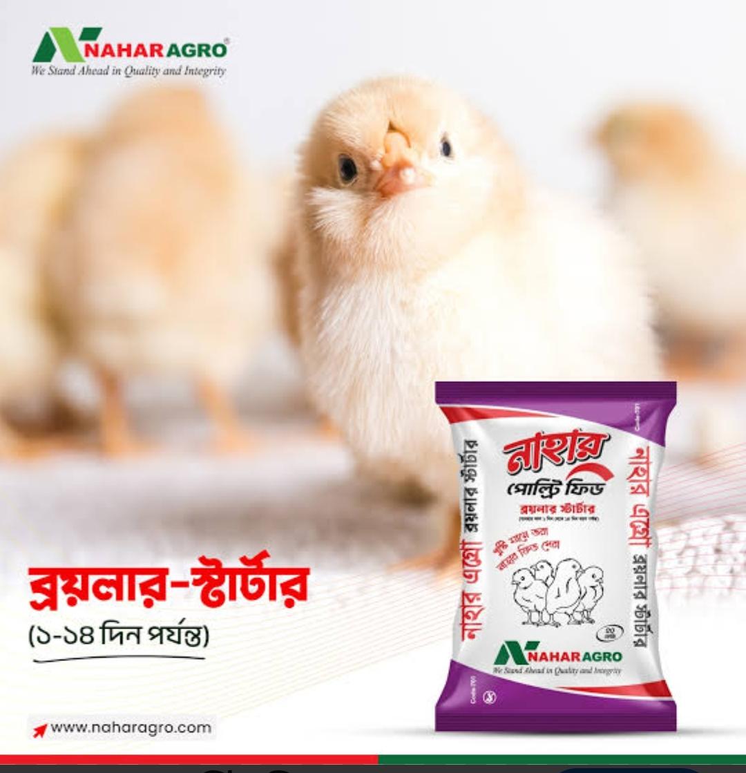 Nahar Broiler Starter ( নাহার ব্রয়লার স্টার্টার ) ৫০ কেজি