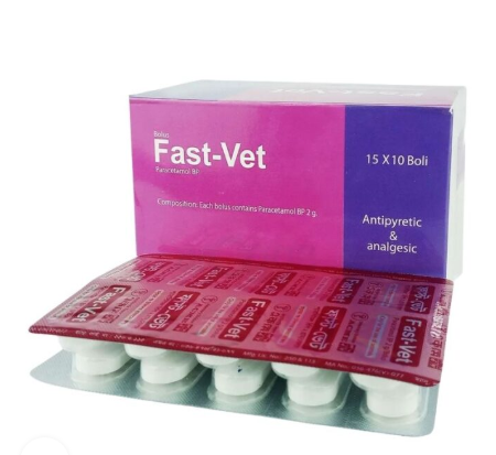 Fast Vet Bolus 2 gm (15 × 10's)