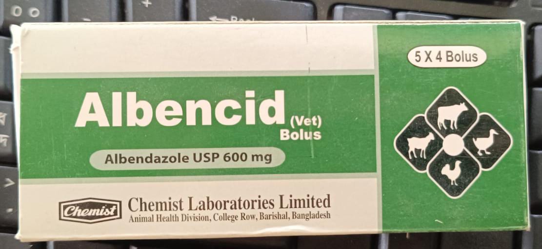 Albencid vet Bolus 5x4