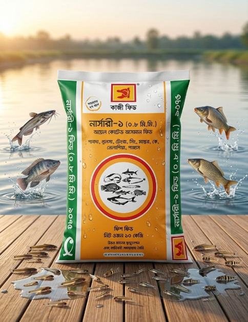 Kazi Nursery 0.8 mm Feed ( কাজী নার্সারী ০.৮ মিলি ফিড ) ১০ কেজি
