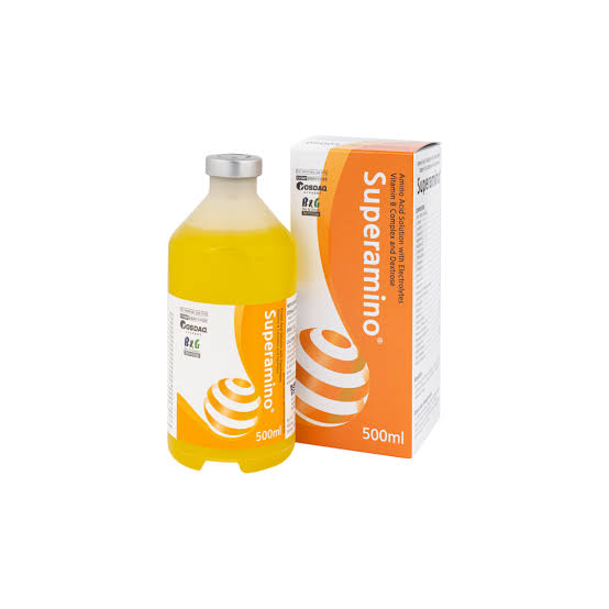 Superamino 500 ml Injection